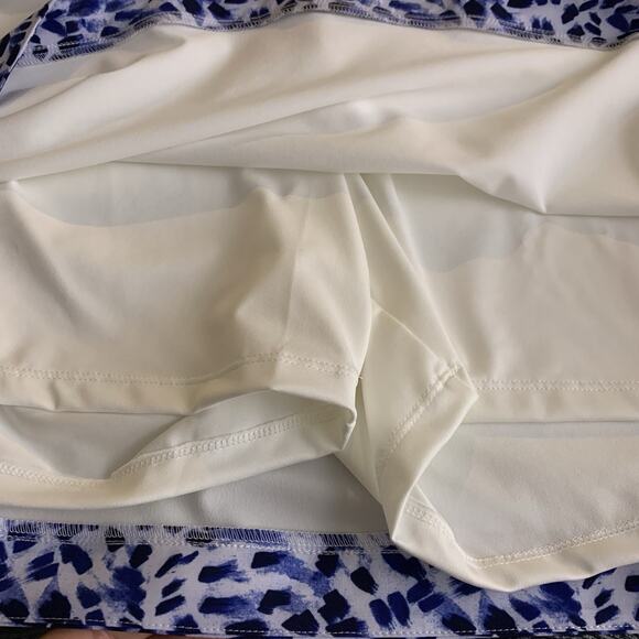 Chico's Skort NWT Women's Size 4 (20) Neema UPF Skort Printed Artsy Hem Leisure - Picture 4 of 7